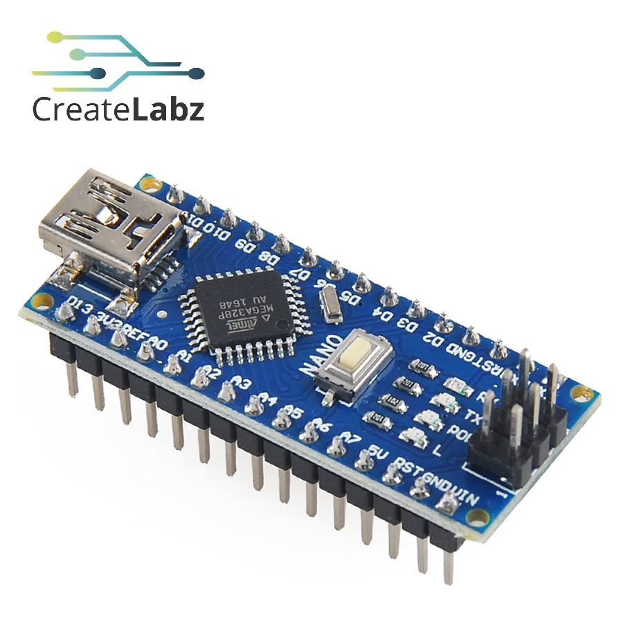 Arduino Nano V3 ATmega328 mini USB, CH340G – CreateLabz Store