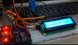 Arduino Temperature and Humidity Sensor using DHT11 and 1602 LCD Module