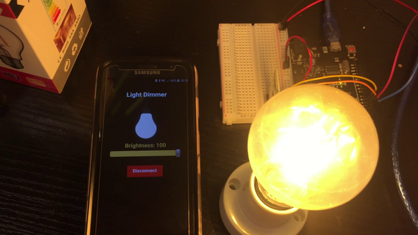 Bluetooth-Controlled AC Light Dimmer with Android Mobile App