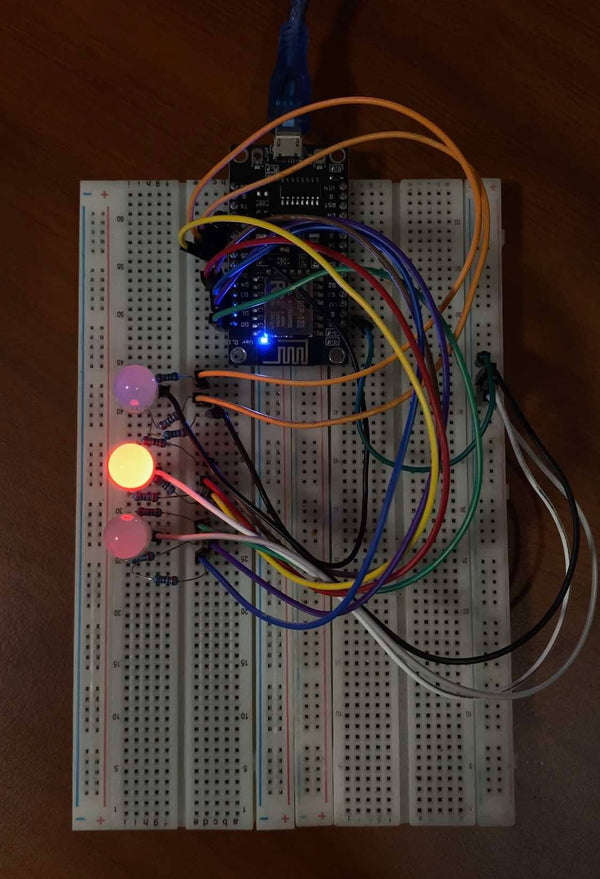 Wi-Fi RGB Light Show Functions Using NodeMCU