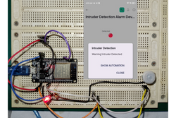 Intruder Detection System Using ESP32 and Blynk Mobile App