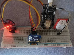 Mini Weather Station with OLED Display on NodeMCU