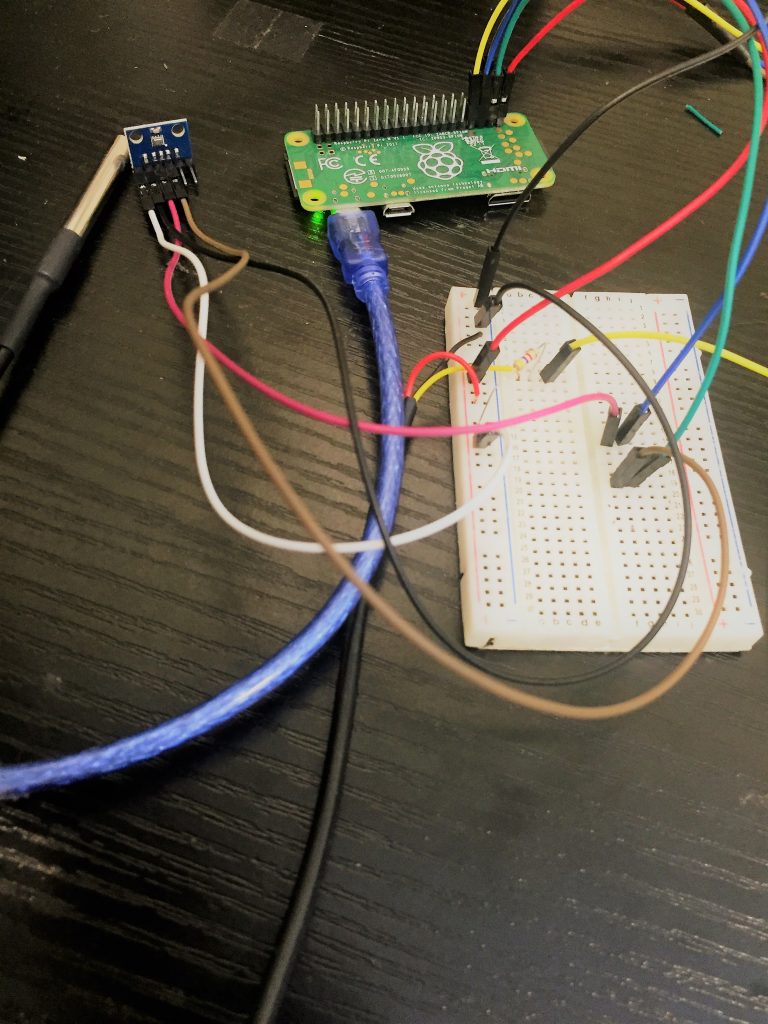 Temperature and Atmospheric Pressure Monitoring in Blynk using Raspberry Pi Zero W