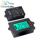 Peacefair PZEM-037 Battery Coulomb Meter, Pure Copper with 100A shunt, 0.5m USB & OT8 cable
