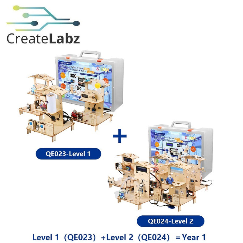 ACEBOTT Easy-Plug  Smart Home Education Kit – Ultimate Version Year 1, with Sandbox Map (QE035)