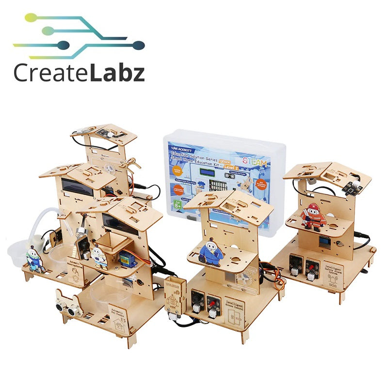 ACEBOTT Easy-Plug  Smart Home Education Kit – Ultimate Version Year 1, with Sandbox Map (QE035)