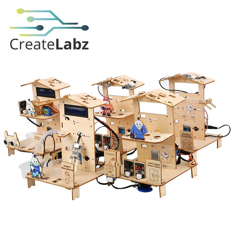 ACEBOTT Easy-Plug  Smart Home Education Kit – Ultimate Version Year 1, with Sandbox Map (QE035)