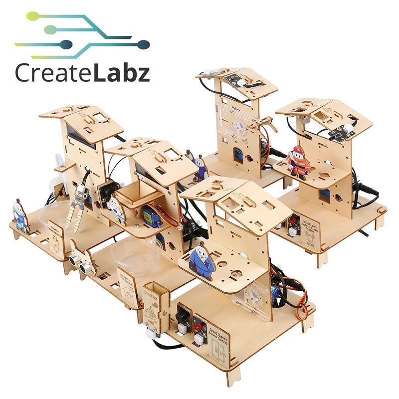 ACEBOTT Easy-Plug  Smart Home Education Kit – Ultimate Version Year 1, with Sandbox Map (QE035)