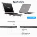 CrowView Note-All-in-One Portable Monitor (Option: 14inch / 15.6inch)