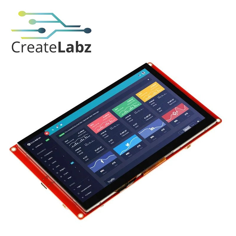 CrowPanel 7.0" -HMI ESP32 Display 800x480 RGB TFT LCD Touch Screen Compatible with Arduino/LVGL/ PlatformIO/Micropython