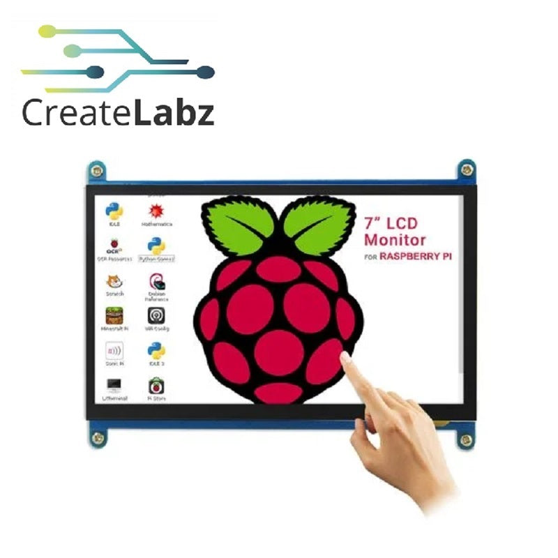 Elecrow RC070 7 inch 1024*600 LCD Display with IPS Touch Screen| Compatible with Windows/Raspberry Pi