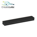 Female Pin Header Straight Double Row, 2.54mm pitch