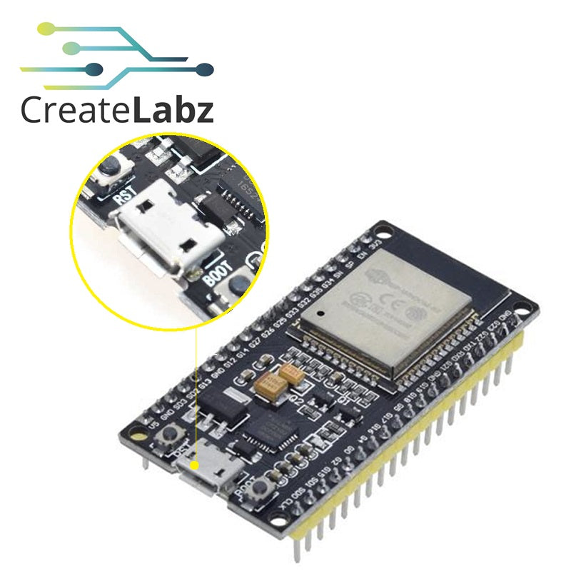 DoIT ESP32 38pins, Development board, WiFi+Bluetooth Ultra-Low Power