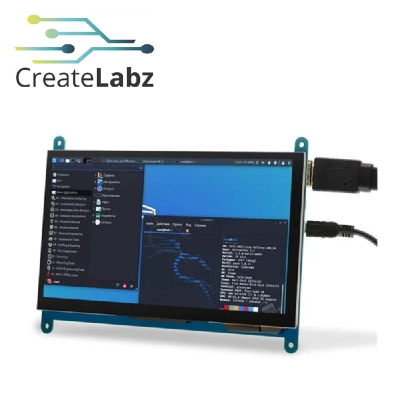 Elecrow RC070 7 inch 1024*600 LCD Display with IPS Touch Screen| Compatible with Windows/Raspberry Pi