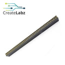Female Pin Header Straight Double Row, 2.54mm pitch