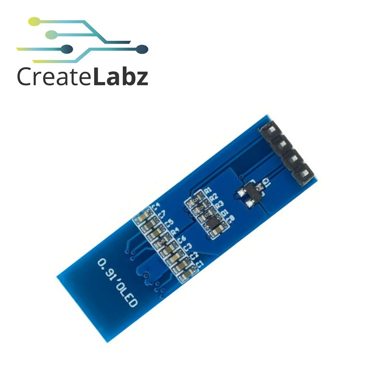 OLED Display module 128x32, SSD1306 0.91-inch, blue I2C