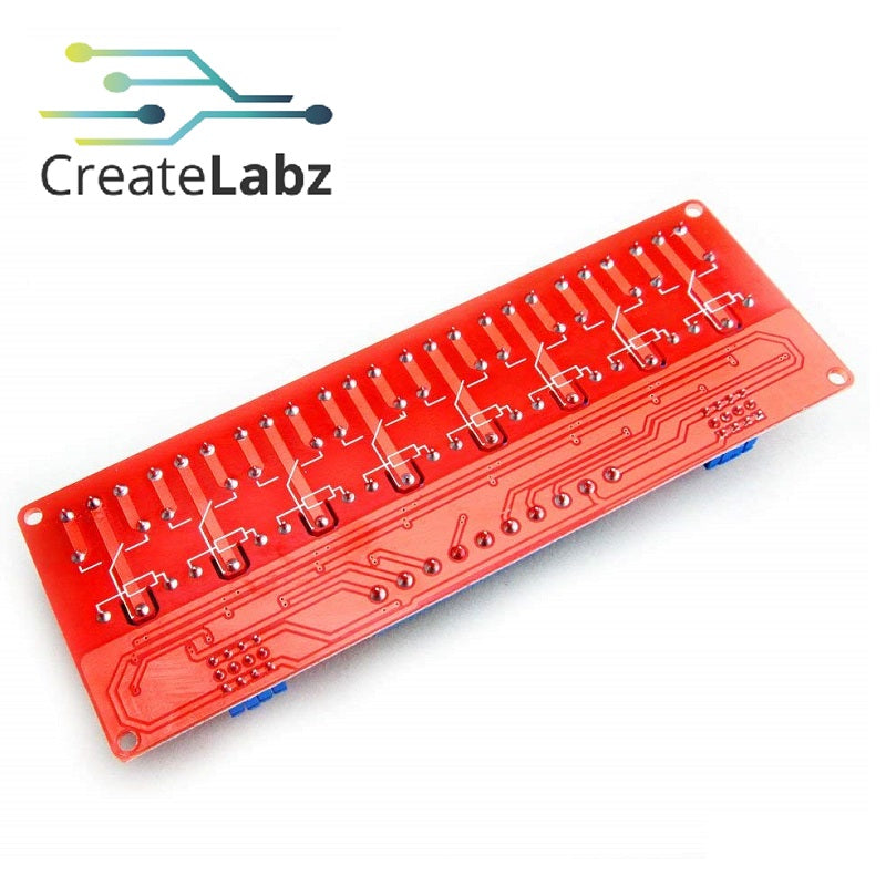 Relay Module  8-channel relay 5/12V 10A, Optocoupler Isolation