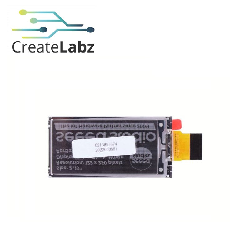 2.13" Monochrome eInk / ePaper Display with 122x250 Pixels