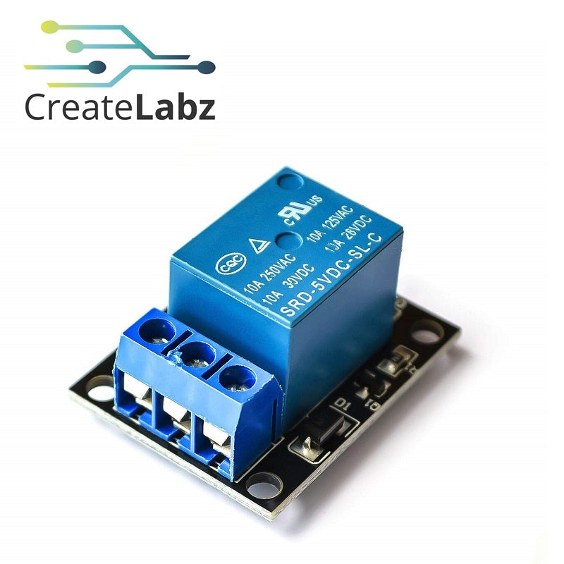 Relay Module 1-channel relay, 5V/10A (with Optocoupler / without Optocoupler)