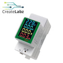 Peacefair PZEM-008 AC DIN Rail Meter, 50-300V/0-100A/0-30kW/0-1,999kWh