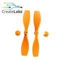 1 Pair 75mm Plastic Propeller Fixed Wing Prop Blade