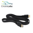 HDMI Cable, 1.5m Black, Flat Form Factor
