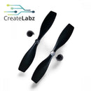 1 Pair 75mm Plastic Propeller Fixed Wing Prop Blade