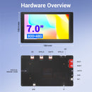 CrowPanel 7.0" -HMI ESP32 Display 800x480 RGB TFT LCD Touch Screen Compatible with Arduino/LVGL/ PlatformIO/Micropython