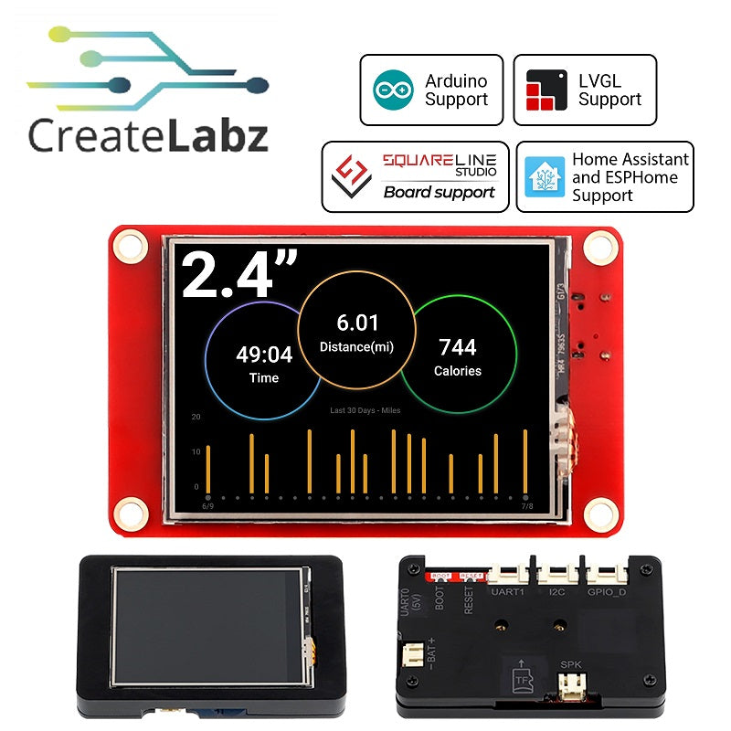 CrowPanel 2.4"-ESP32 HMI 320x240 SPI TFT LCD Touch Screen Compatible W ...