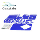 Mechanical Arm DIY Kit, with 4 servos Black/Blue Acrylic