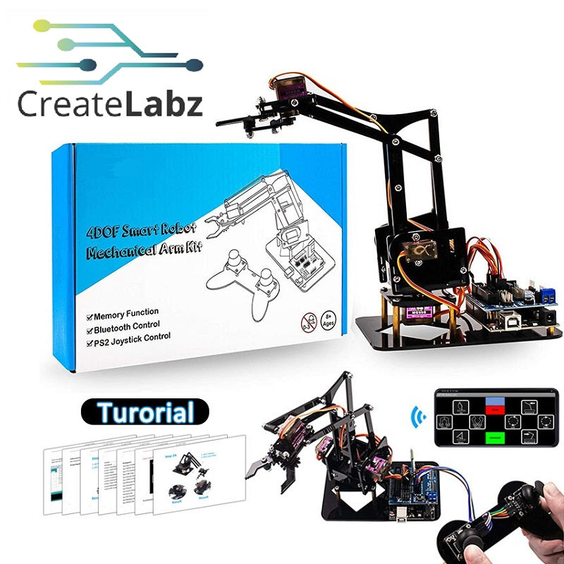 Robot Arm Claw Kit 4DOF for Arduino