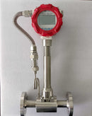 High Precision Vortex Flow Meter for Gas LPG and Natural Gas with&nbsp; RS485 Modbus Output and Temperature Compensation (DN15 15mm)for LIQUID&nbsp;