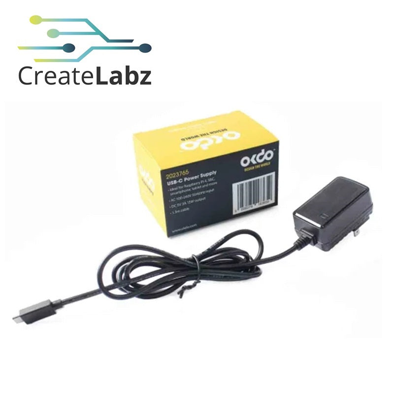 Power Supply Wall Adapter 5V 3A Type C