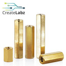 M4 Brass Hexagonal Hollow Spacer / Stand-off with Thread
