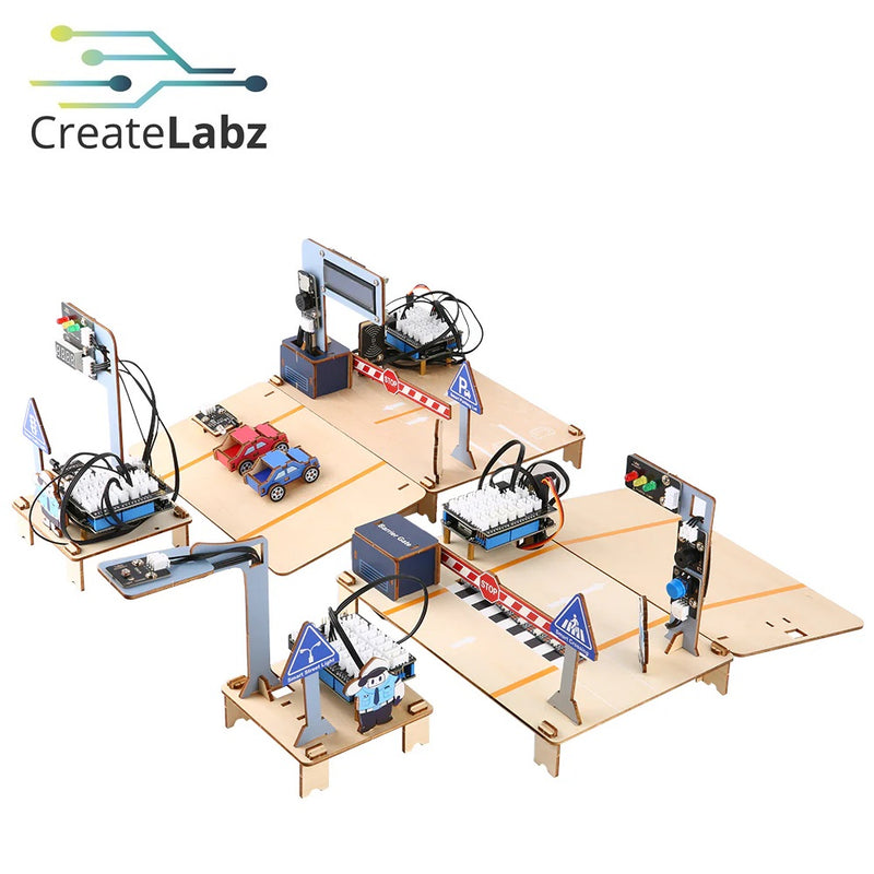 ACEBOTT Easy-Plug  Intelligent Transportation Education Kit - Ultimate Version Year 2, with Sandbox Map (QE036)