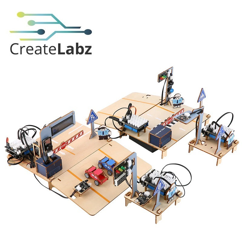 ACEBOTT Easy-Plug Intelligent Transportation Education Kit - Level 1(QE027)