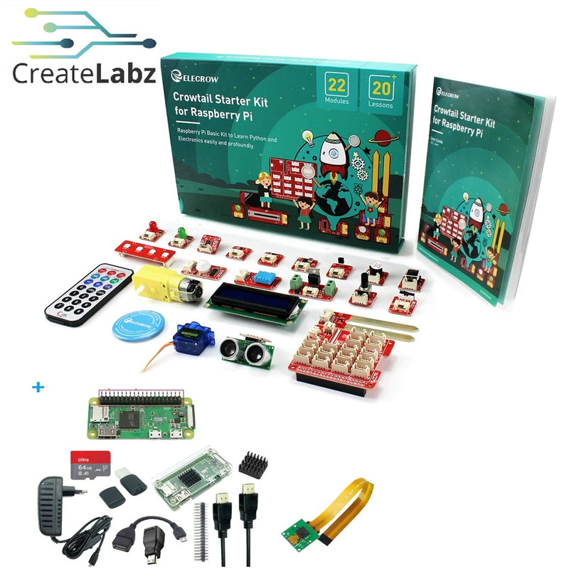 3-in-1 Raspberry Pi Super Starter Kit – CreateLabz Store