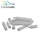 M3 White Single Pass Hexagonal Nylon Spacer / Stand-off