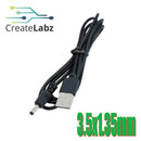 USB to DC Plug Connector Supply Socket Power Cable