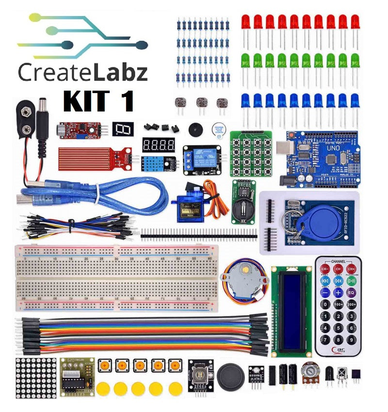 Programmable Arduino Kit Arduino Upgraded Starter Kit – CreateLabz Store