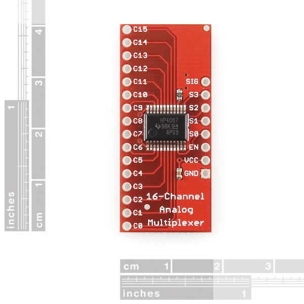 74HC4067 16-Channel Analog/Digital Multiplexer/Demultiplexer