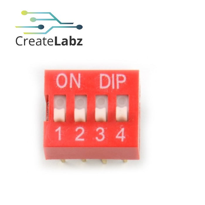 DIP Switch 8-channel/4-channel 2.54mm Pitch