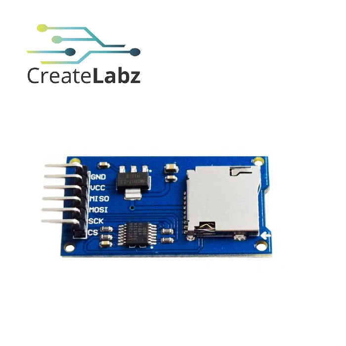 MicroSD-card module for Arduino – CreateLabz Store