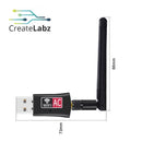 USB Wifi Adapter 600Mbps 2.45GHz Dual Band USB Wifi Dongle RTL8811CU Chip Set
