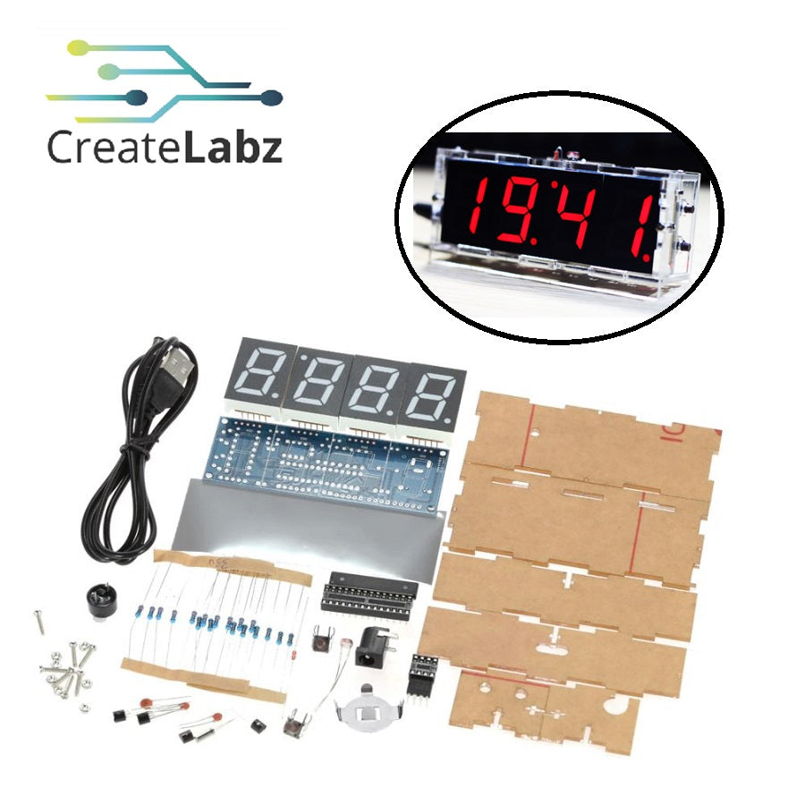 DIY Digital clock production suite without voice timekeeping AD069 ...