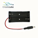 2x 18650 Battery holder/case plastic for 3.7V Li-Ion battery ( with DC Plug / without DC Plug)