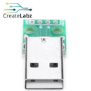 USB-A to DIP Adapter board USB male to 4-pin socket 2.54mm pitch