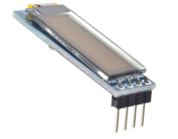 OLED Display module 128x32, SSD1306 0.91-inch, blue I2C