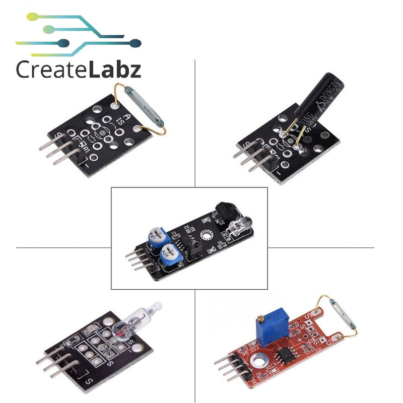 37-IN-1 SENSORS KIT FOR ARDUINO – CreateLabz Store