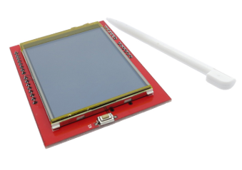 2.4-inch TFT LCD Touchscreen Shield for Uno/Mega   with Touch Pen, Driver: SPFD5408, micro-SD card slot